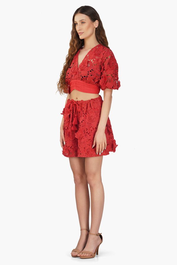 Rose Charm Lace Short - Image 3