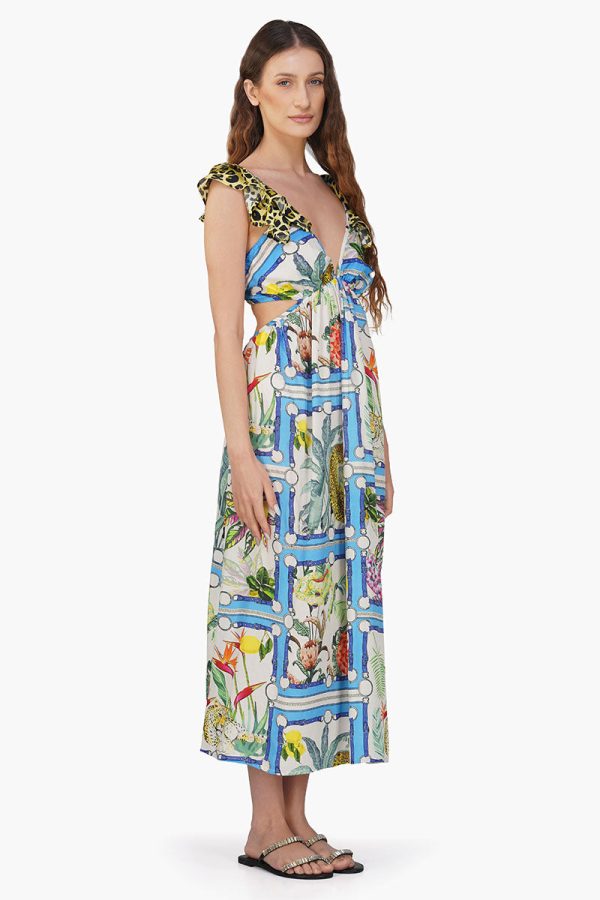 Jungle Paradise Printed Maxi Dress - Image 2