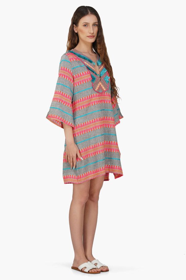 Starlette Yarn Dyed Stripe Short Dress - Image 2