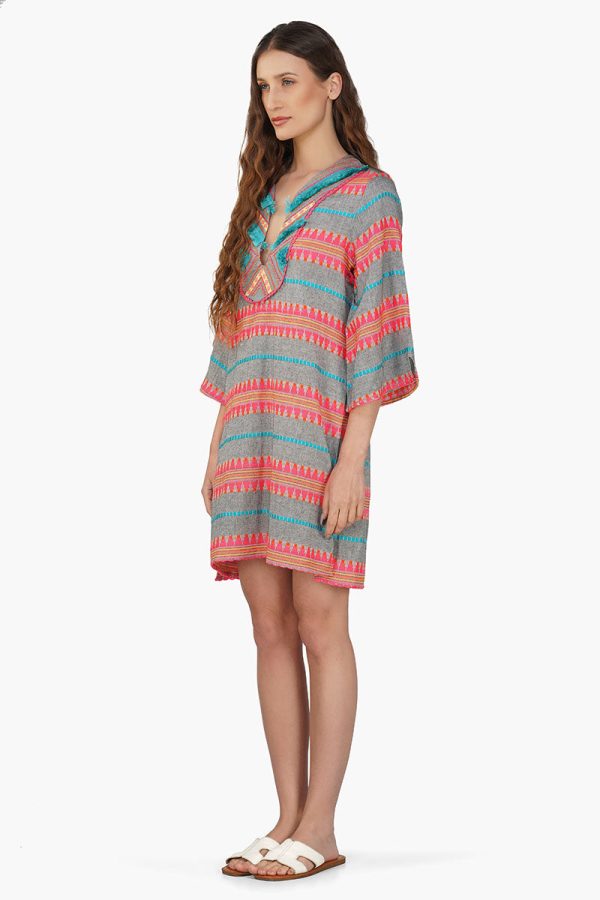 Starlette Yarn Dyed Stripe Short Dress - Image 3