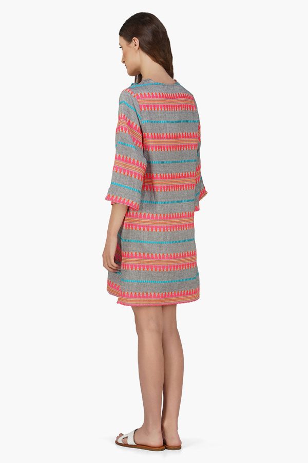 Starlette Yarn Dyed Stripe Short Dress - Image 4