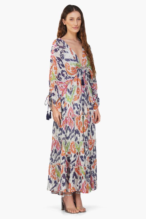 Multi Abstract Gloria Maxi Dress - Image 2