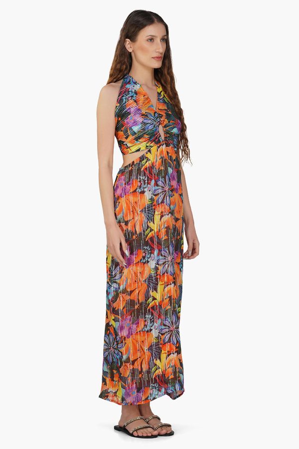 Night Queen Floral Printed Dress - Image 2