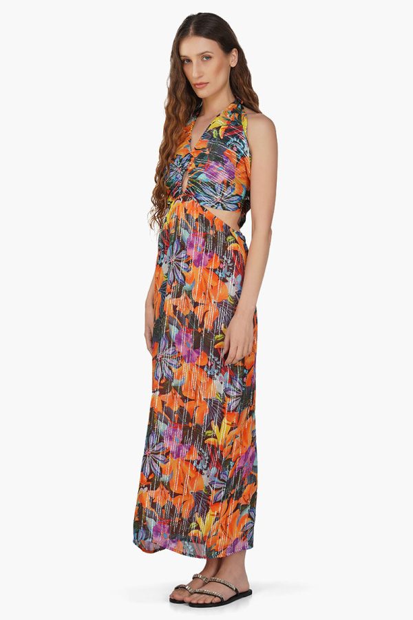 Night Queen Floral Printed Dress - Image 3