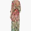 Farm Chirping Birds Printed Angel Maxi Dress - Image 4