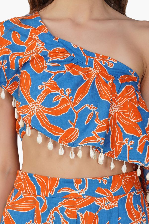 Apricot Beauty Printed Top - Image 5