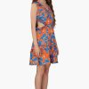 Apricot Beauty Printed Short Dress - Image 2