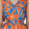 Apricot Beauty Printed Short Dress - Image 5