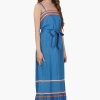 Azure Blue Rick-Rack Maxi Dress - Image 3