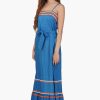 Azure Blue Rick-Rack Maxi Dress - Image 4