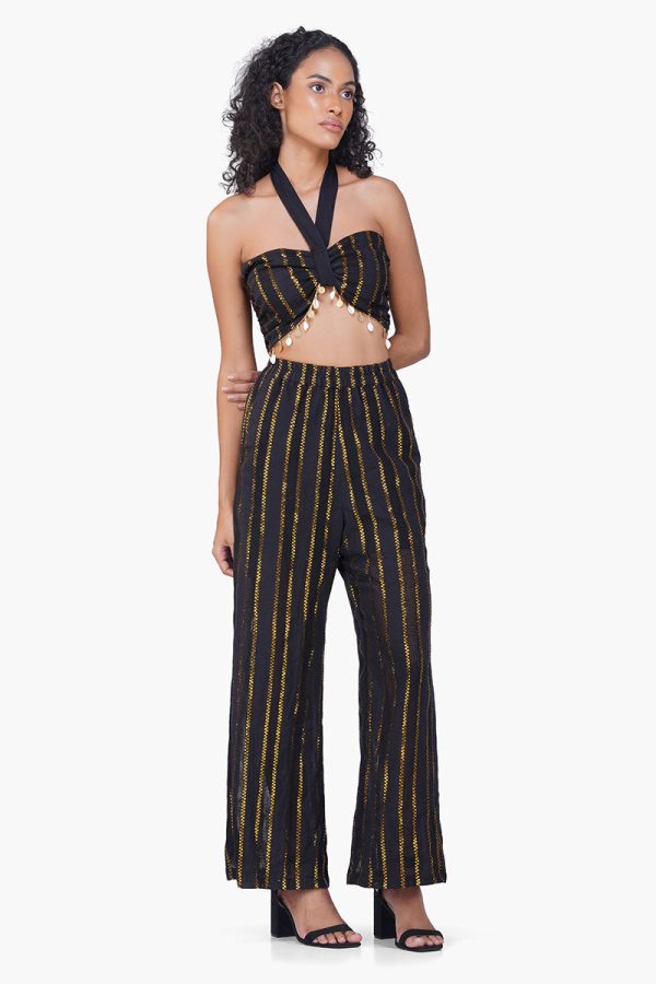 Gold Charm Seashell Croptop - Image 2