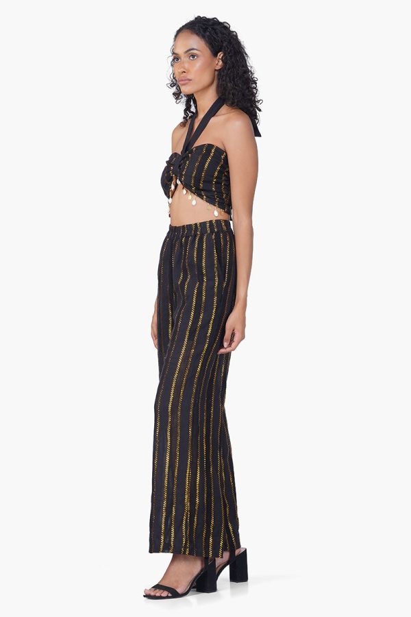 Gold Charm Seashell Croptop - Image 3