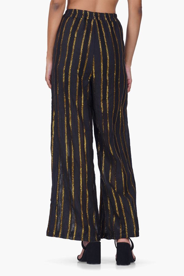 Gold Charm Black Pants - Image 5