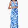 Tropical Blue Maxi Dress - Image 2