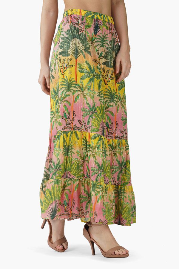 Endless Summer Printed Tiered Skirt - Image 3