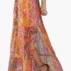 Multi Palm Paisley Tiered Skirt - Image 3
