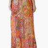 Multi Palm Paisley Tiered Skirt - Image 4