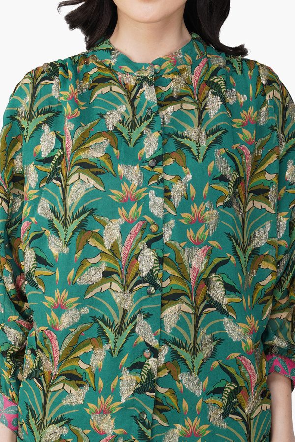 Tropical Ash Leaf Printed Shirt - Image 5