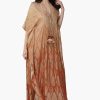 Sandstone Lurex Ombray Kaftan - Image 3