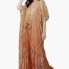 Sandstone Lurex Ombray Kaftan - Image 4