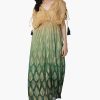 Jungle Green Ombray Lurex Maxi Dress - Image 2