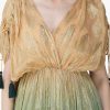 Jungle Green Ombray Lurex Maxi Dress - Image 6