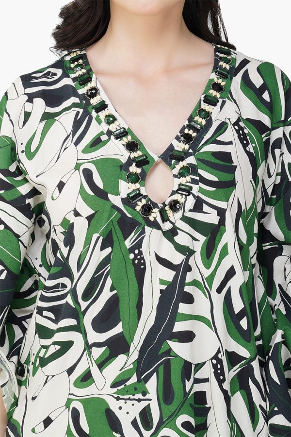 Green Birch Tropical Printed Maxi Dress - Image 6