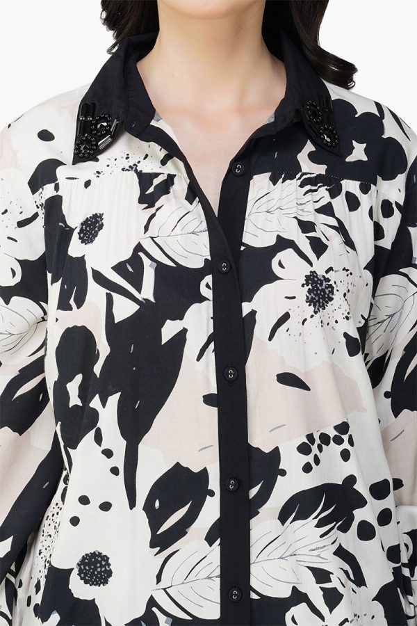Garden Of Flower Printed Shirt - Image 4