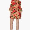 Tropical Bloom Bell Sleeve Tunic Dress - Image 4