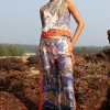 Taste Of Blue Tropics Crop Top