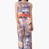 Taste Of Blue Tropics Crop Top - Image 2