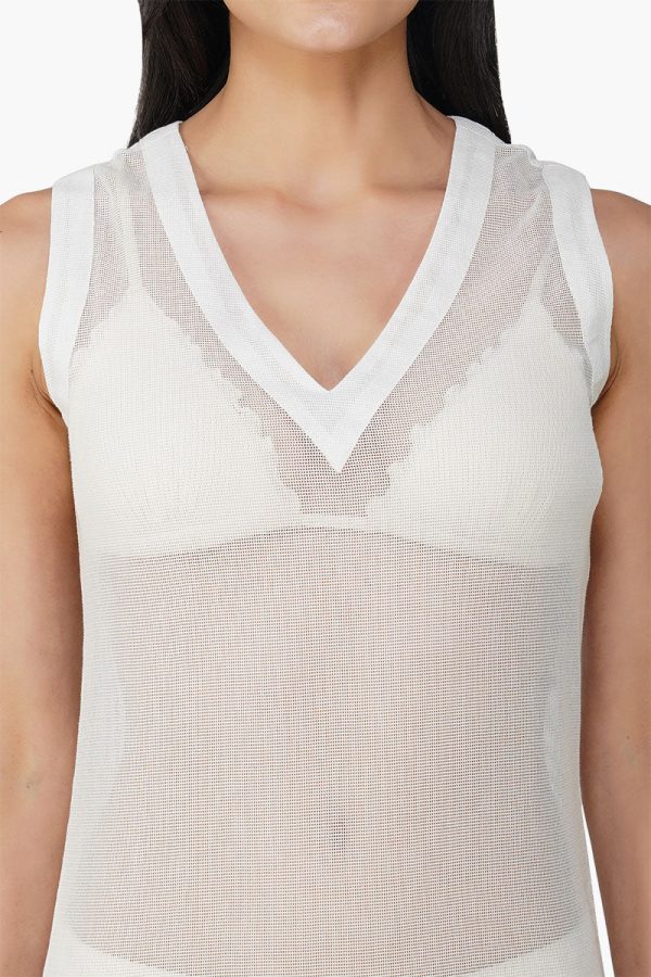 Delyssa Crochet Lace Fabric Fringes Cover Up - Image 5