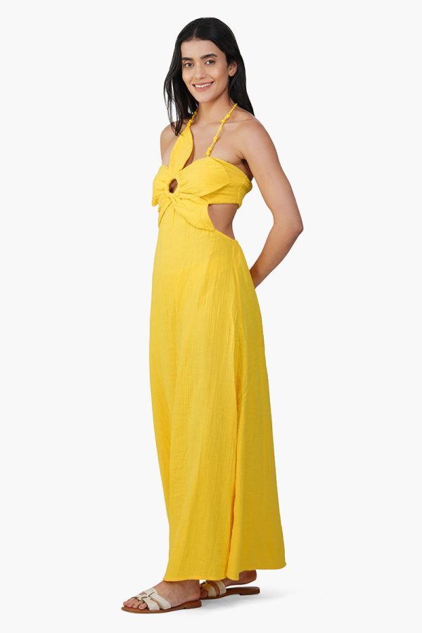 Nash Yellow Flora Dress - Image 3