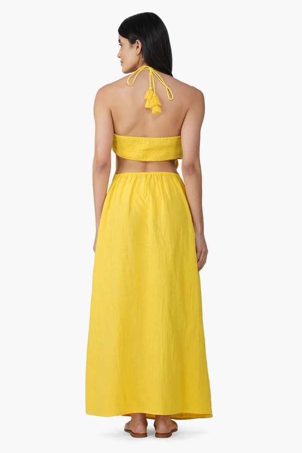 Nash Yellow Flora Dress - Image 4