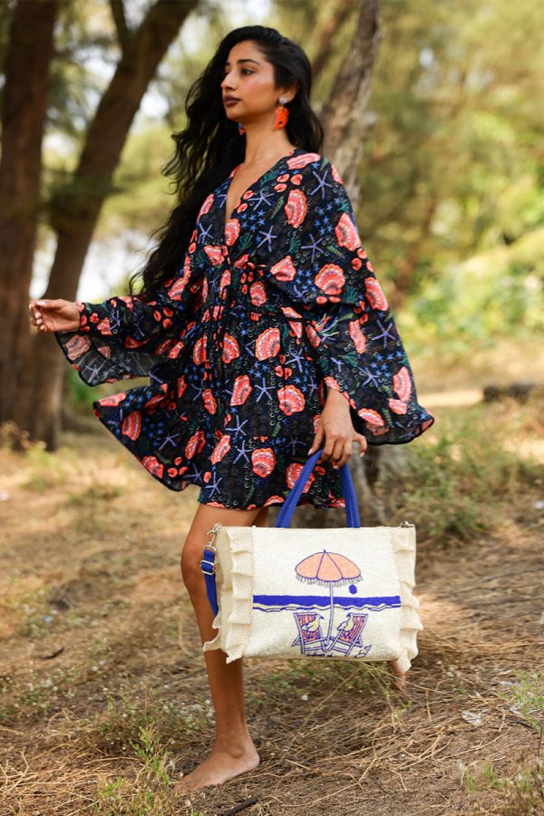 Midnight Shell Printed Short Dress - Image 2