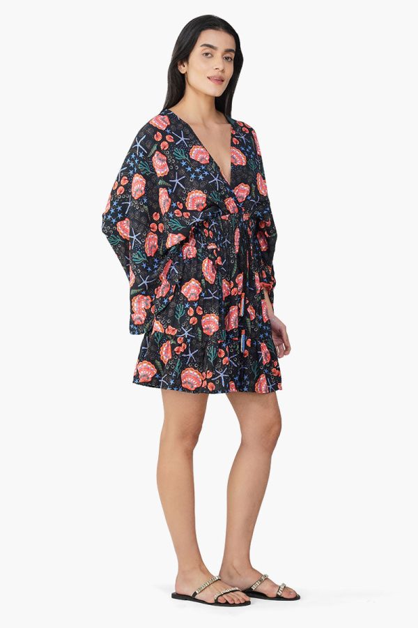Midnight Shell Printed Short Dress - Image 3