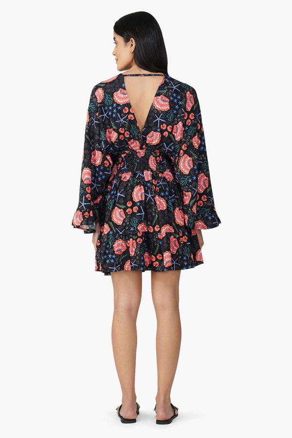 Midnight Shell Printed Short Dress - Image 5