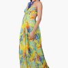 Farm Peru Tropic Lurex Printed Halter Dress - Image 3