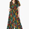Jaguar Paradise Black Animal Print Jumpsuit - Image 2