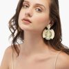 Egret Embellished Earrings - Image 2