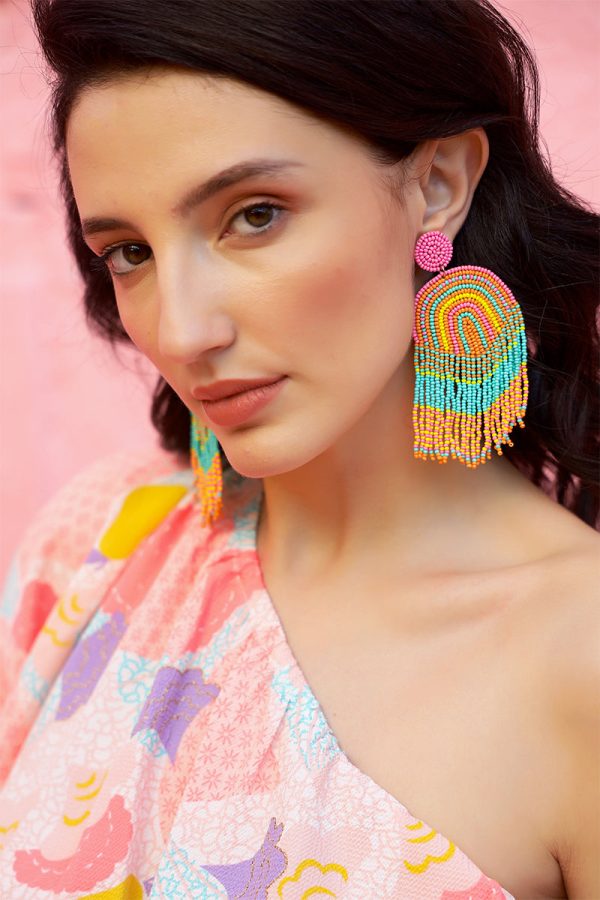 Sherbert Rainbow Earrings - Image 2