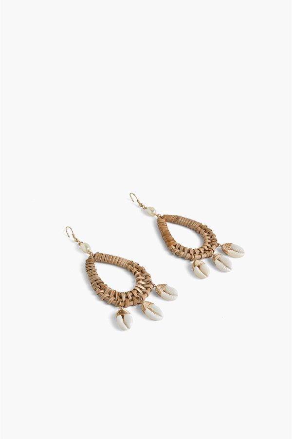 Natural Puca Shell Earrings - Image 3