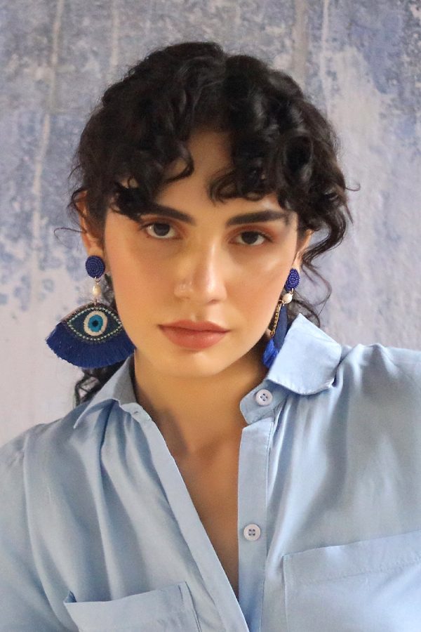 Forever Greece Evil Eye Earrings - Image 5