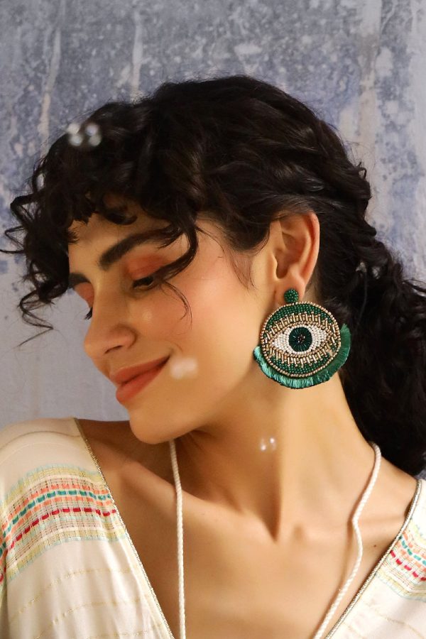 Tahitian Evil Eye Earrings - Image 2