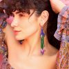 Peacock Plumes Earrings - Image 2