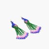 Peacock Plumes Earrings - Image 3