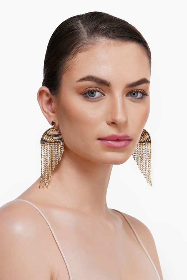 Warrior Princess Beaded Earrings - Image 2