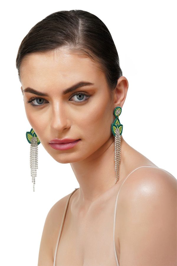 Summer Shine Beaded Earrings - Image 3