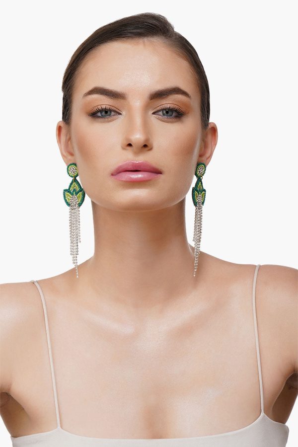 Summer Shine Beaded Earrings - Image 4