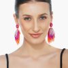 Charming Layered Beaded Earrings - Image 3